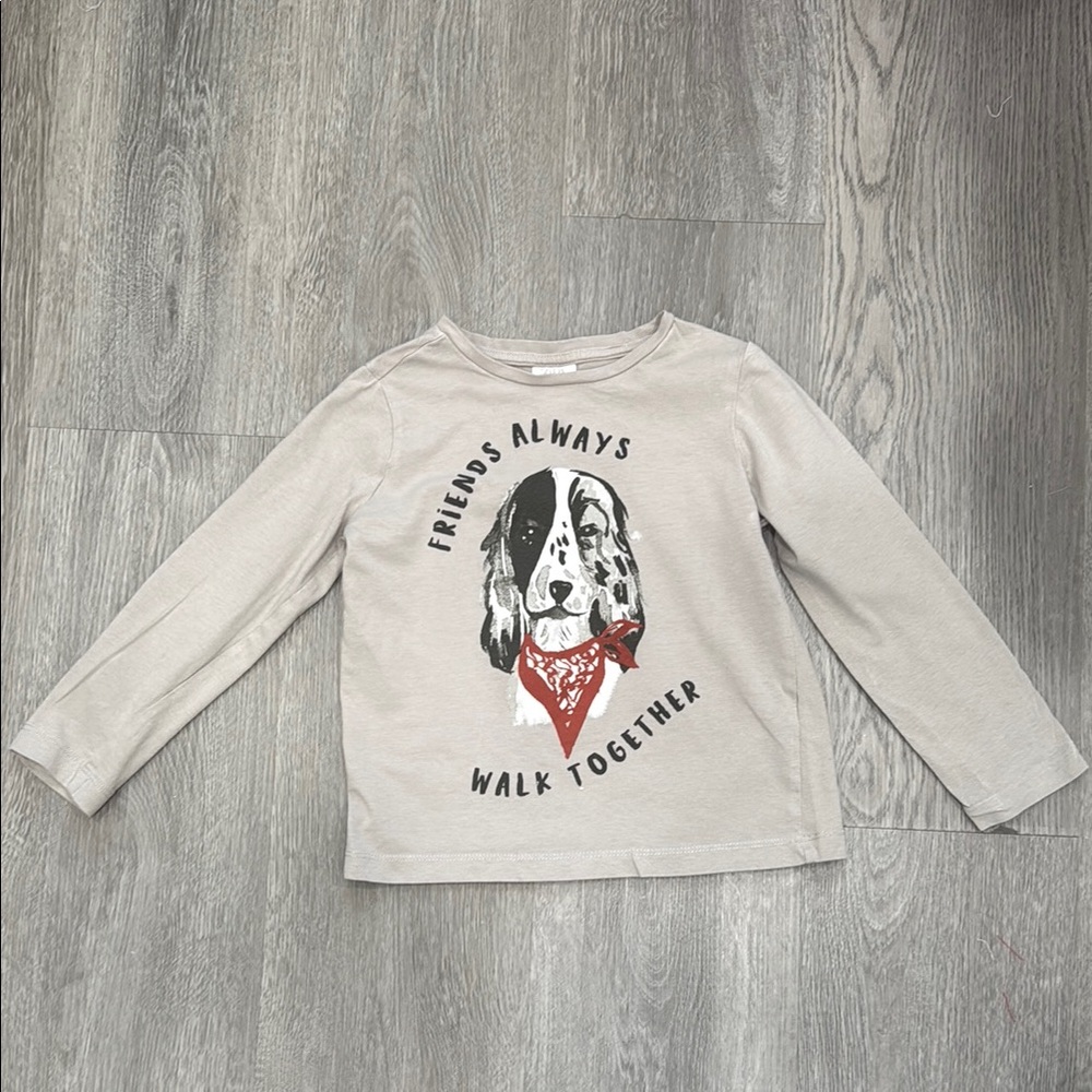 Zara Gray and Red Long Sleeve Tees